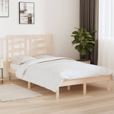 Bed Frame without Mattress 120x200 cm Solid Wood Pine 3104343