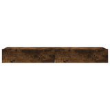 TV Cabinets with LED Lights 2 pcs Smoked Oak 60x35x15.5 cm 842897