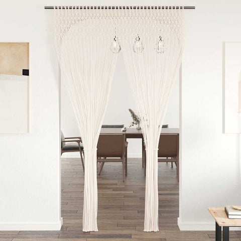 Macrame Curtain 140x240 cm Cotton 133874