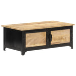 ZNTS Coffee Table 90x50x35 cm Solid Mango Wood 289103