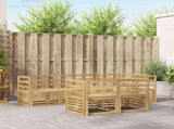 Outdoor Sofa Set 7 pcs White 245 x 126.5 x 73 cm 3391974