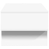 Coffee Table White 80 x 46 x 35 cm Engineered Wood 8000220