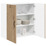 Wall Cabinet LUCCA Artisan Oak 80 x 31 x 80 cm Engineered Wood 885064
