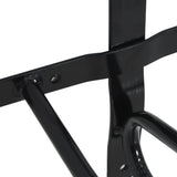 Saddle Rack Wall Mounted Black Iron 172427