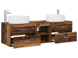 Bathroom Furniture Set 3 pcs Old Wood 49.5 x 44.5 x 66 cm 3405929