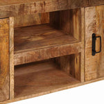 TV Cabinet Brown 120 x 30 x 50 cm Solid rough mango wood 4104751