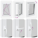 Basement Window Internal Colour White RISOR 60 x 80 cm 42047314