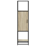 Highboard Sonoma Oak 35.5x35x139 cm Engineered Wood and Metal 849035