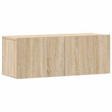 3 Piece TV Cabinet Set Sonoma Oak Engineered Wood 3114472
