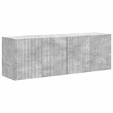 TV Wall Cabinet 2 pcs Concrete Grey 59.5 x 31 x 40 cm 892336