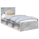 Bed Frame with Headboard Concerte 90 x 200 cm Engineered wood 3407934