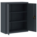 ZNTS File Cabinet Anthracite 90x40x145 cm Steel 3188330