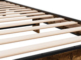 Bed Frame with Headboard Smoked Oak 80 x 200 cm Engineered Wood 8009084