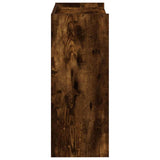 Shoe Rack Smoked Oak 60x25x62 cm Engineered Wood 859891