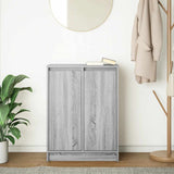 Sideboard Grey Sonoma 57x34x76 cm Engineered Wood 861621
