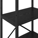 Bookshelf Black Oak 56 x 34 x 171 cm Engineered Wood 883862