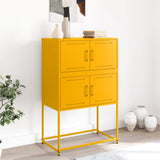 Sideboard Mustard Yellow 68.5x38.5x107 cm Steel 846485