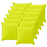 Cushion with Pillow HOUTEN 12 pcs Bright Green Polyester 935277