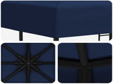 Gazebo 3 x 3 m Blue Polyester and Steel 190 gsm 900331