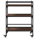 Kitchen Trolley Brown Oak 65x40x86.5 cm Engineered Wood 842400
