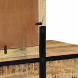 Dressing Table Brown 100 x 40 x 120 cm Solid Mango wood 374093