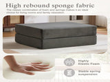 Cord compression ottoman made of soft, skin-friendly cord fabric,With 2 high-density foam blocks for W3779P501273