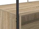 Clothes Rack Brown Oak 100 x 44 x 160 cm Engineered Wood 868452