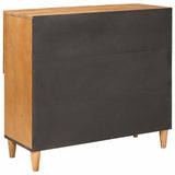 Sideboard 80 x 33 x 75 cm Solid Mango Wood 4018107