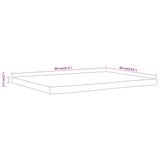 Bathroom Countertop 80x60x2.5 cm Rectangular Solid Wood Acacia 370260