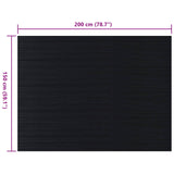 Floor Mat Black 1.5 x 2 m Rubber 42046730