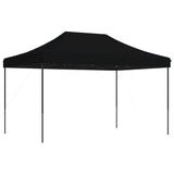 ZNTS Foldable Party Tent Pop-Up Black 440x292x315 cm 4004966