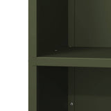 Firewood Rack Olive Green 40x30x80 cm Cold-rolled steel 864190