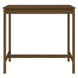 Garden Table Honey Brown 121x82.5x110 cm Solid Wood Pine 824091