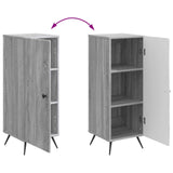Sideboard Grey Sonoma 33 x 34.5 x 90 cm Engineered Wood 895521