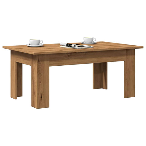 ZNTS Coffee Table Artisan Oak 100x60x42 cm Engineered Wood 855959