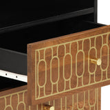 Bedside Cabinet 50x33x62 cm Solid Wood Mango 358294