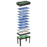 91945 15-in-1 Multi Game Table 121x61x82 cm Black