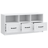 TV Cabinet with Drawer White 102 x 34.5 x 47 cm Engineered Wood 895825
