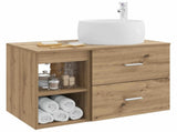 Bathroom Furniture Set 2 pcs Artisan Oak Engineered Wood 3403927