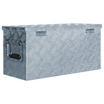 ZNTS Aluminium Box 61.5x26.5x30 cm Silver 142936