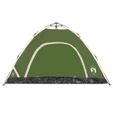 Camping Tent 4-Person Green Quick Release 4004169