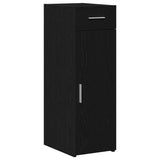 Sideboard with Drawer Black Oak 30 x 42.5 x 93 cm 868751