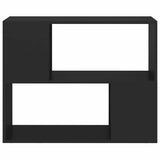 TV Cabinet Black 80x24x63 cm Engineered Wood 809117