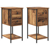 Bedside Cabinet 2 pcs Old wood 32 x 42 x 70 cm Engineered wood 871286