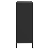Highboard Black 68x39x101.5 cm Steel 851220