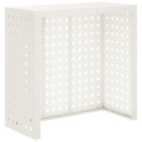Air Conditioner Cover White 110 x 50 x 105 cm Steel 8014144