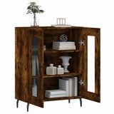 Sideboard Smoked Oak 69,5x34x90 cm Engineered Wood 827809
