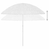 Hawaii Beach Parasol White 300 cm 314702