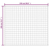 Weighted Blanket Grey 200x230 cm 9 kg Fabric 3154840