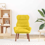 Armchair Yellow 69 x 74 x 93 cm Velvet 42001894